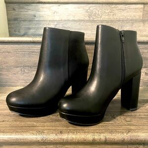 Womens DreamPair Stomp high heel boots - 7.5